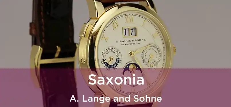 Saxonia A. Lange and Sohne